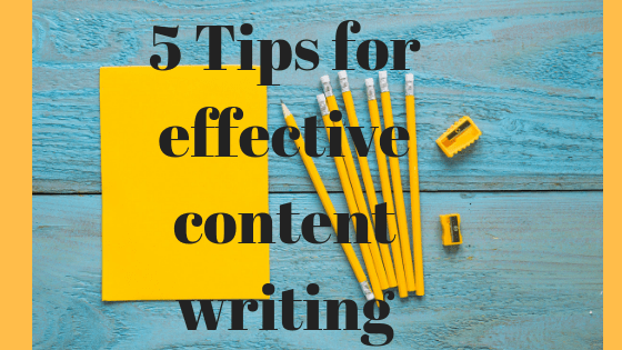 Trending 5 Content Writing Tips to Write a Quality Content for a Website
