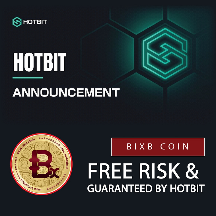 BIXBCOIN has been added to Hotbit exchange investment